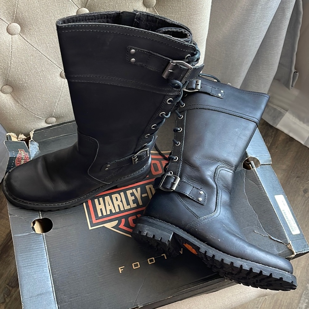 Harley Davidson Alexa boot 8.5